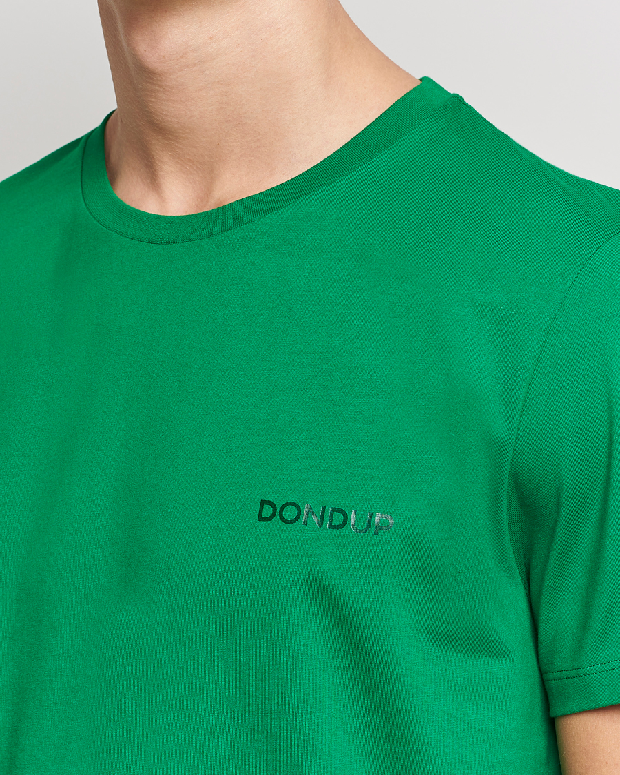 Herre | T-Shirts | Dondup | Crew Neck Tee Green