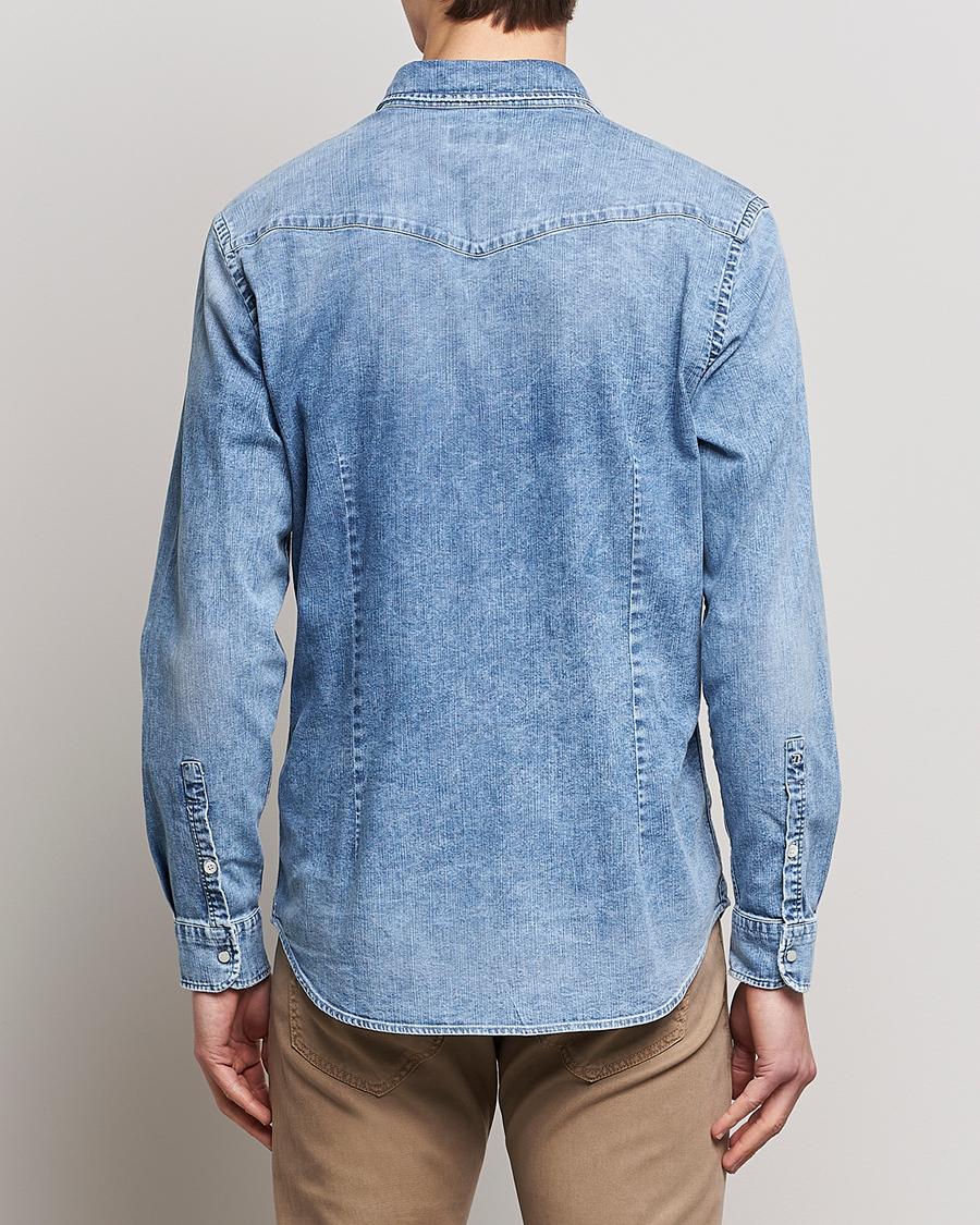 Herre | Skjorter | Dondup | Denim Shirt Light Blue