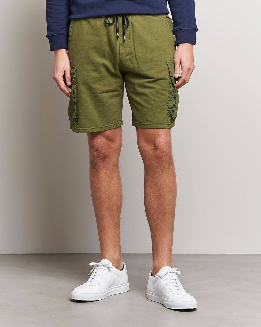 Herre | Joggebukseshorts | Dondup | Jersey Shorts Olive