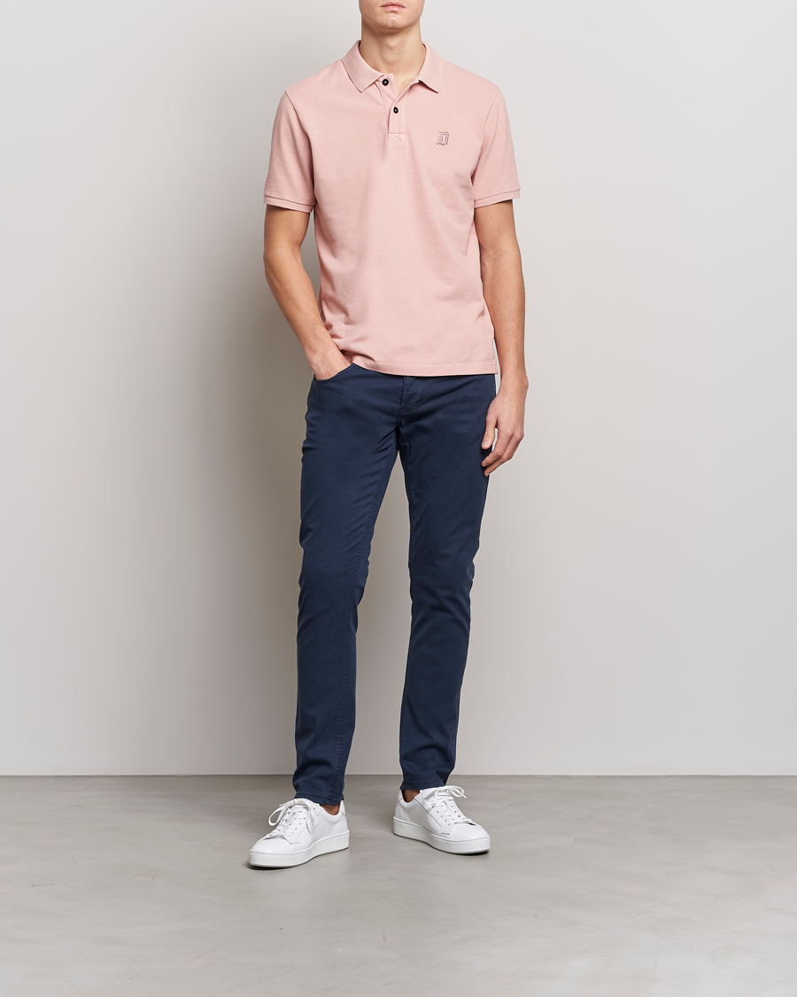 Herre | Pikéer | Dondup | Cotton Pique Pink