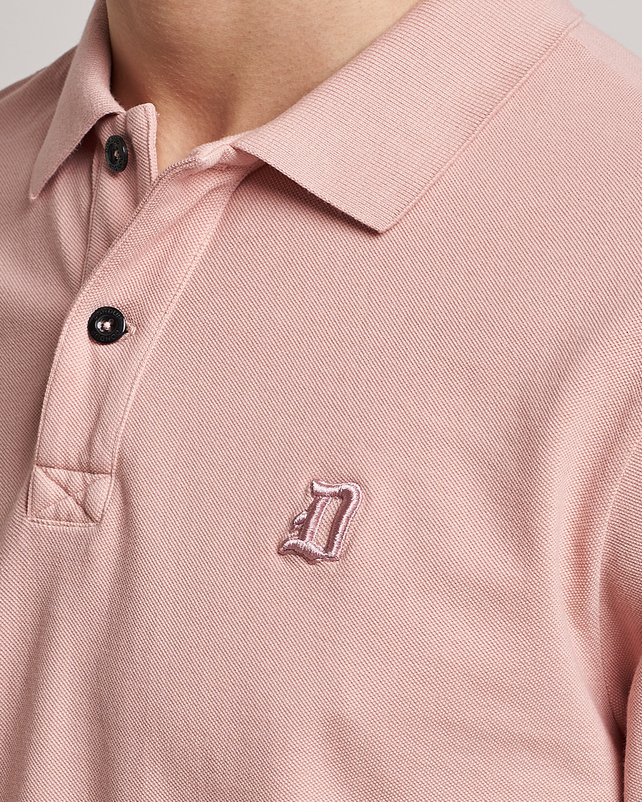 Herre | Pikéer | Dondup | Cotton Pique Pink