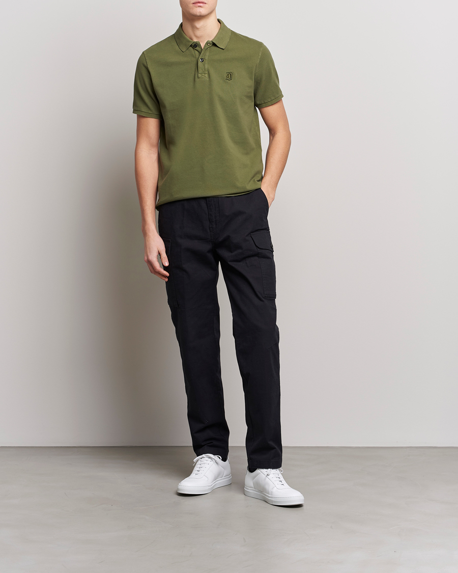 Herre | Pikéer | Dondup | Cotton Pique Olive