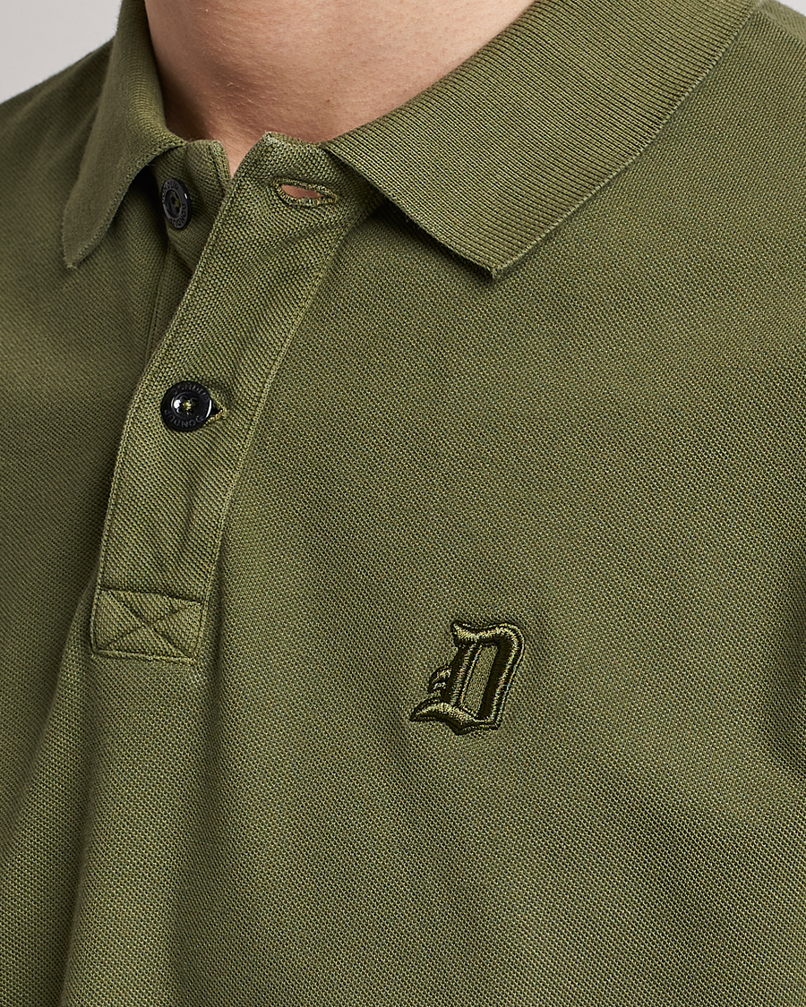 Herre | Pikéer | Dondup | Cotton Pique Olive