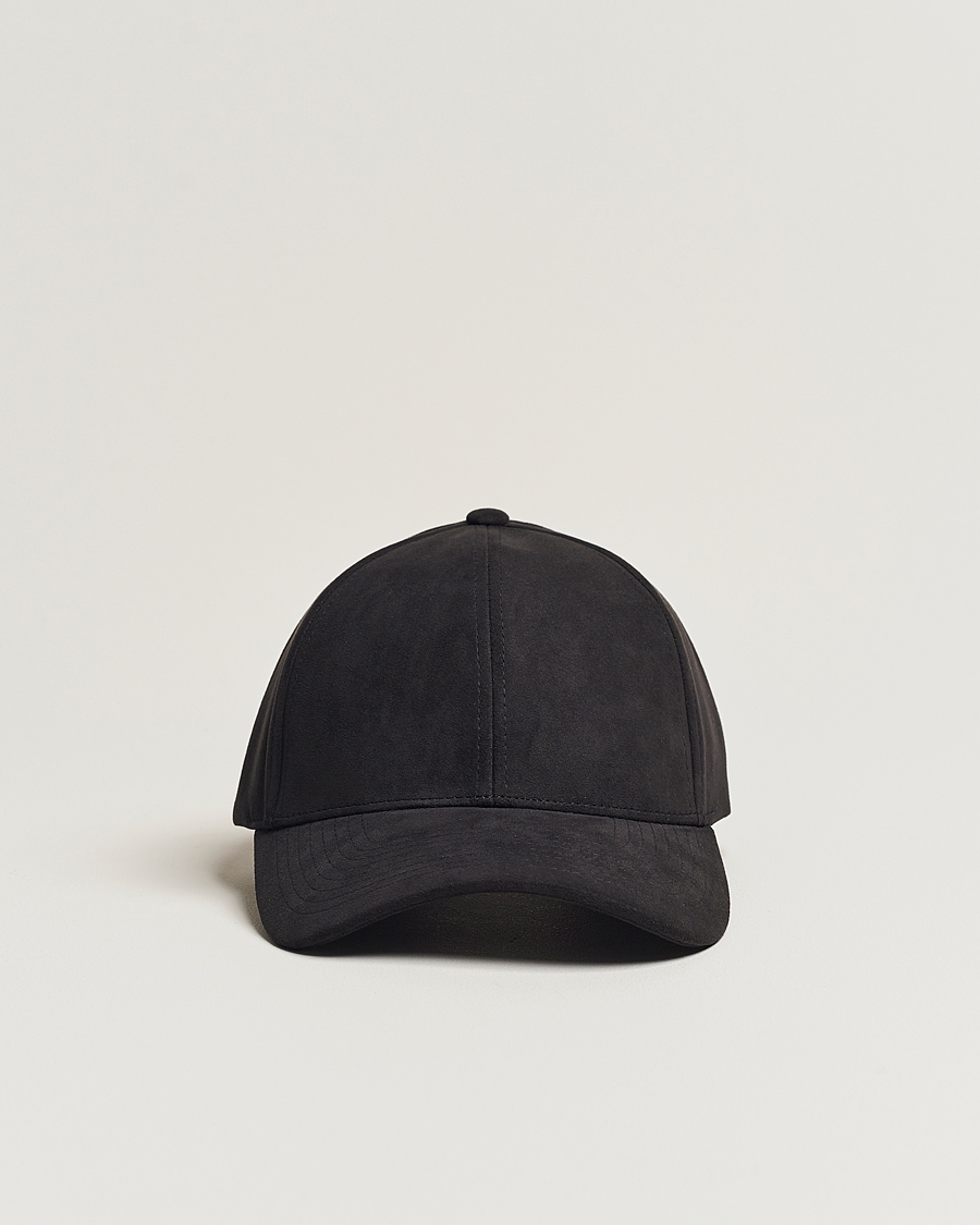 Herre | Varsity Headwear Alcantara Baseball Cap Notte Black | Varsity Headwear | Alcantara Baseball Cap Notte Black