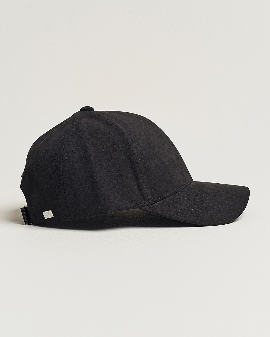 Herre | Varsity Headwear Alcantara Baseball Cap Notte Black | Varsity Headwear | Alcantara Baseball Cap Notte Black