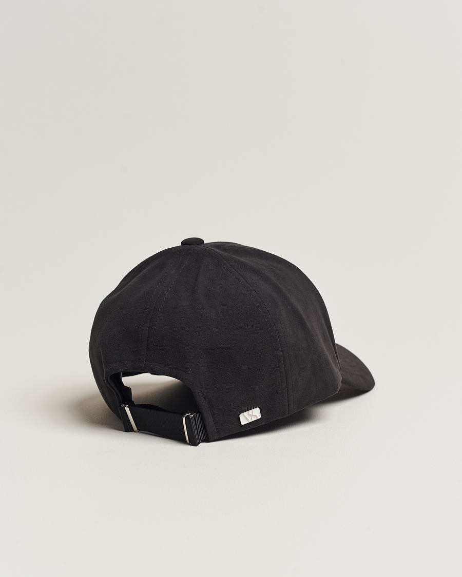 Herre | Varsity Headwear Alcantara Baseball Cap Notte Black | Varsity Headwear | Alcantara Baseball Cap Notte Black