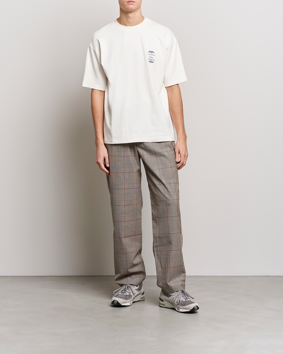 Herre | T-Shirts | Drôle de Monsieur | Ornaments T-Shirt Off White