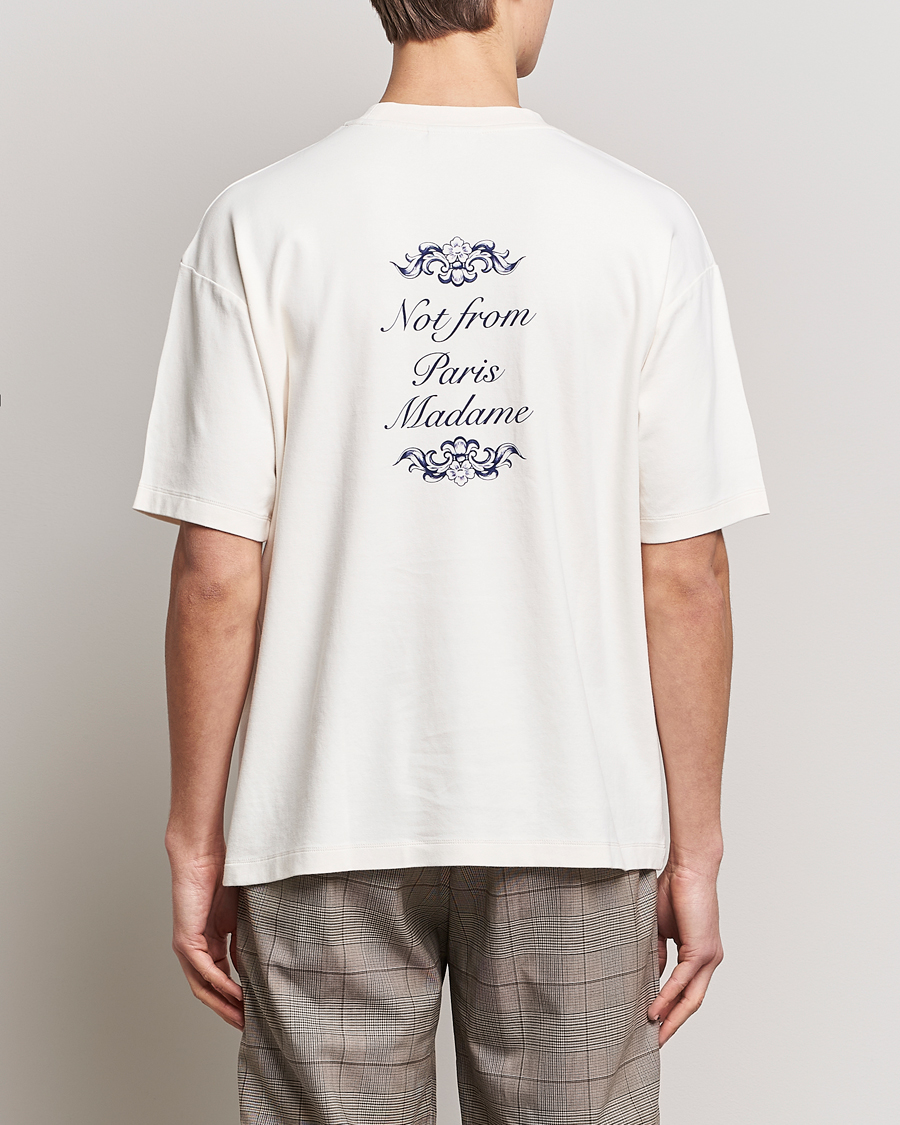Herre | T-Shirts | Drôle de Monsieur | Ornaments T-Shirt Off White
