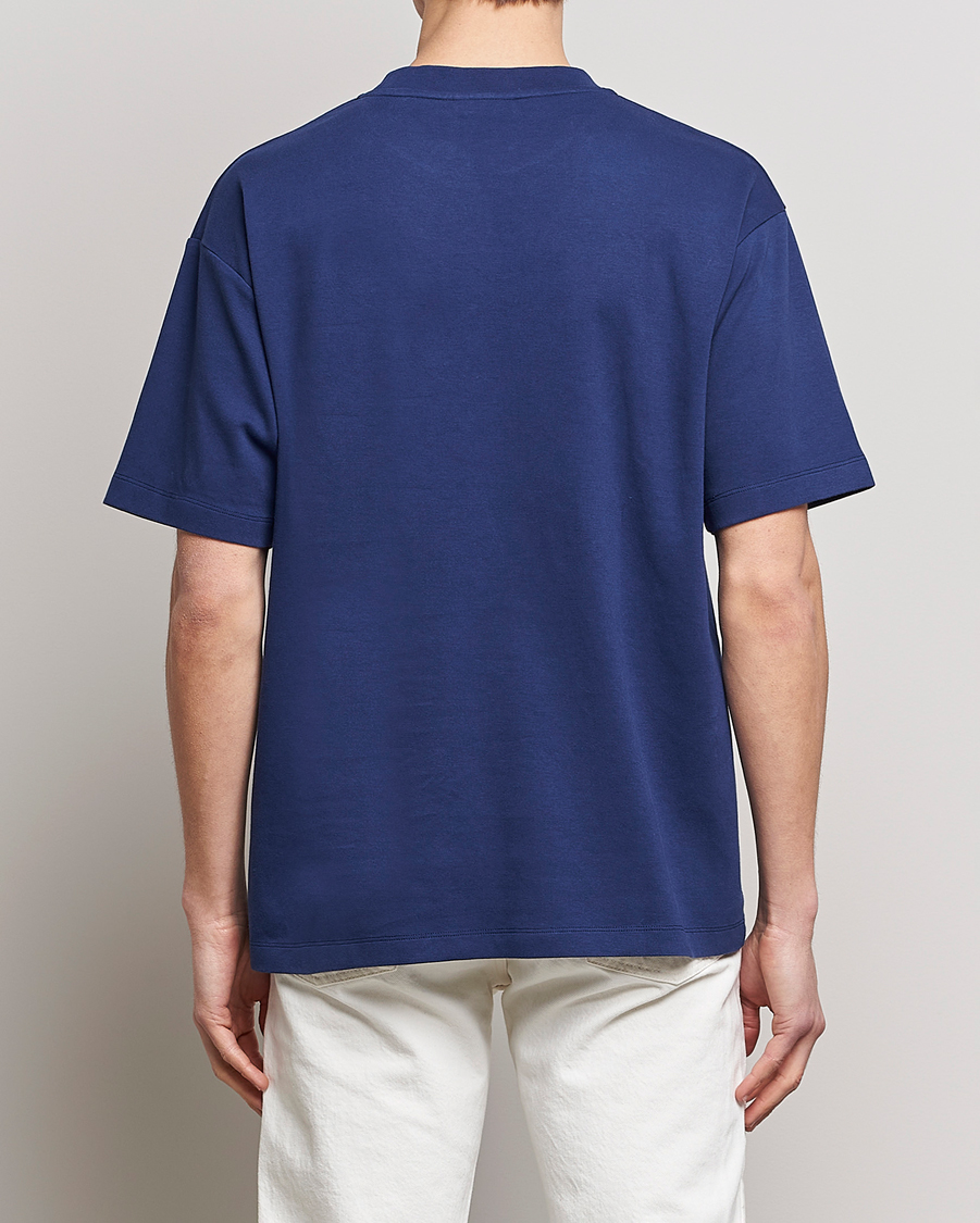 Herre | T-Shirts | Drôle de Monsieur | Pot de Fleur T-Shirt Navy