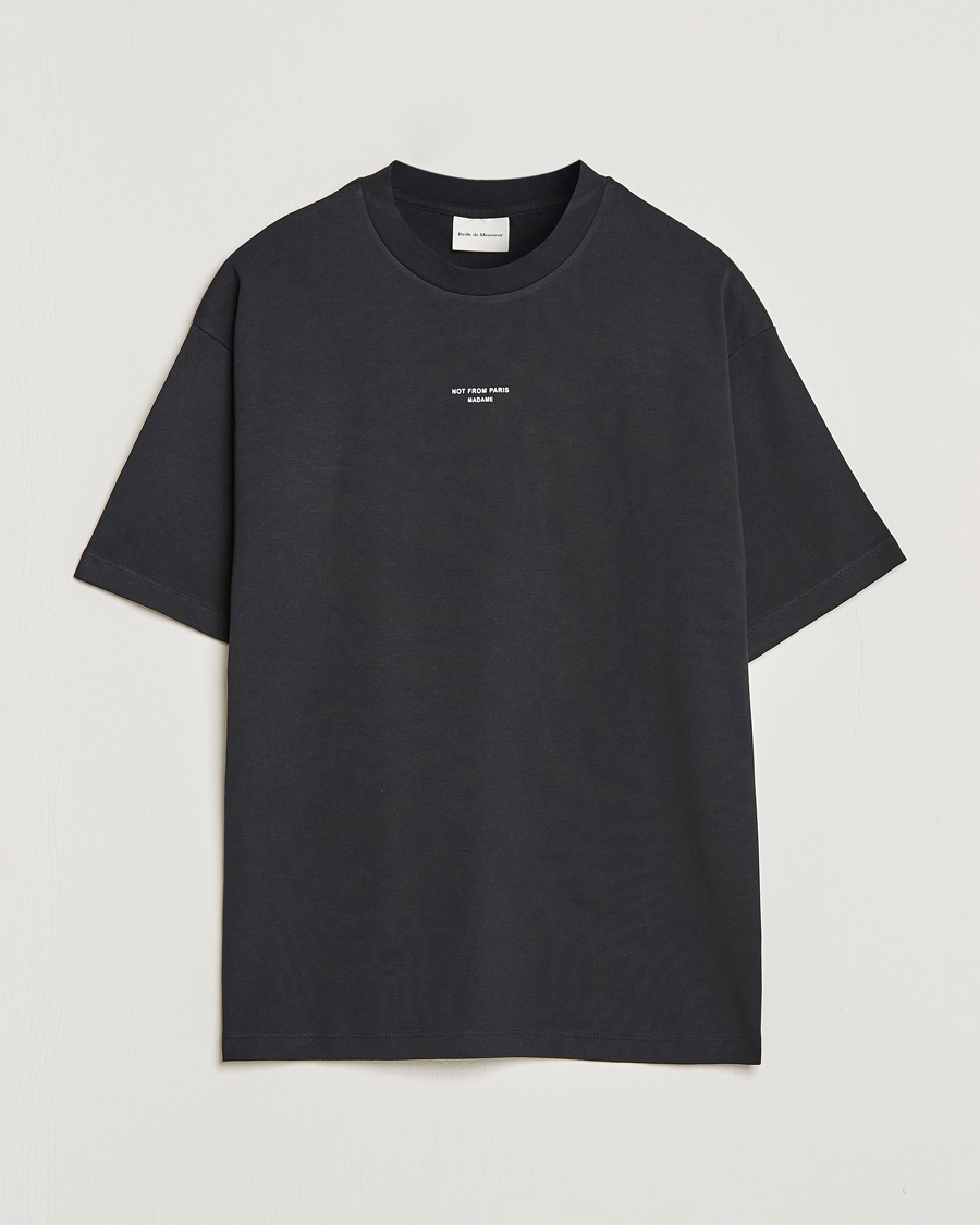 Herre | T-Shirts | Drôle de Monsieur | Classic NFPM T-Shirt Black