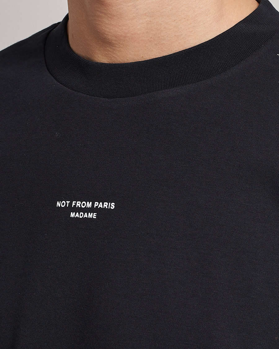 Herre | T-Shirts | Drôle de Monsieur | Classic NFPM T-Shirt Black