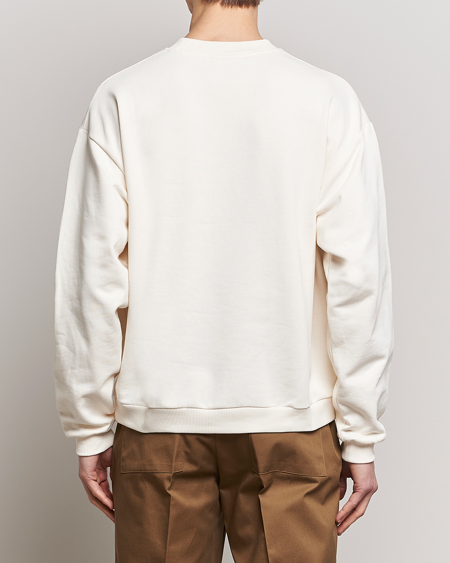 Herre | Gensere | Drôle de Monsieur | Oranger Print Sweatshirt Off White