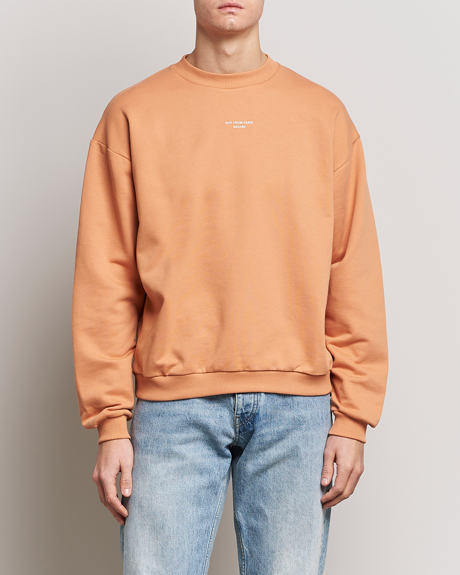 Herre | Gensere | Drôle de Monsieur | Classic NFPM Sweatshirt Peach
