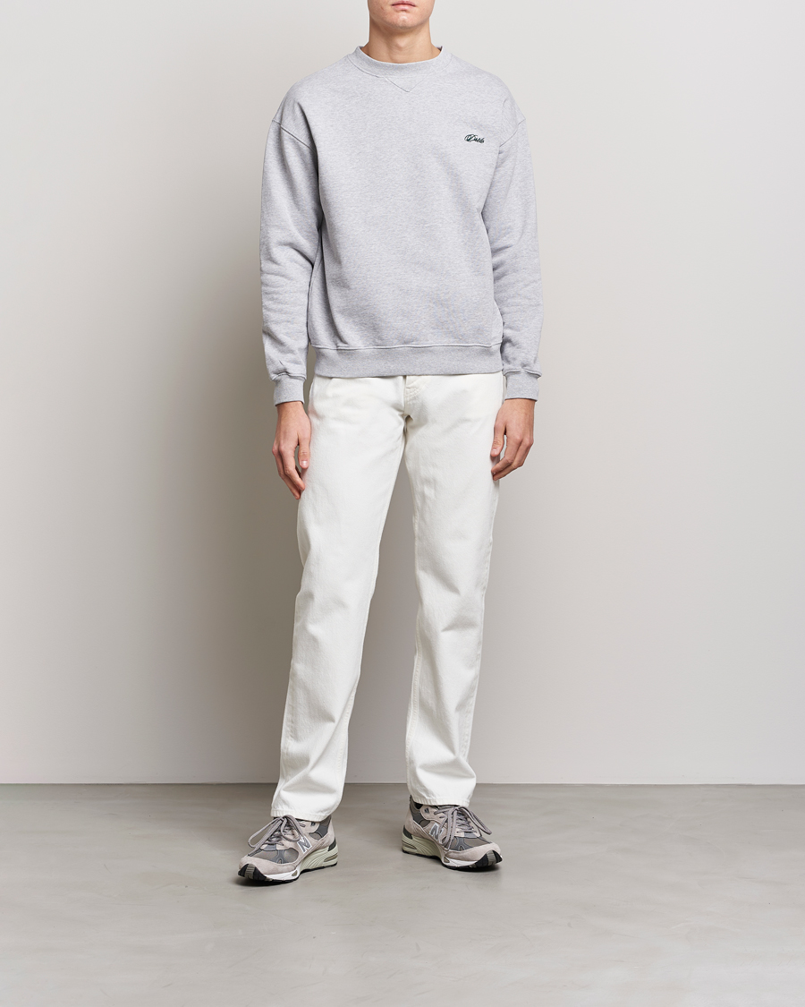Herre | Gensere | Drôle de Monsieur | Signature Sweatshirt Light Grey
