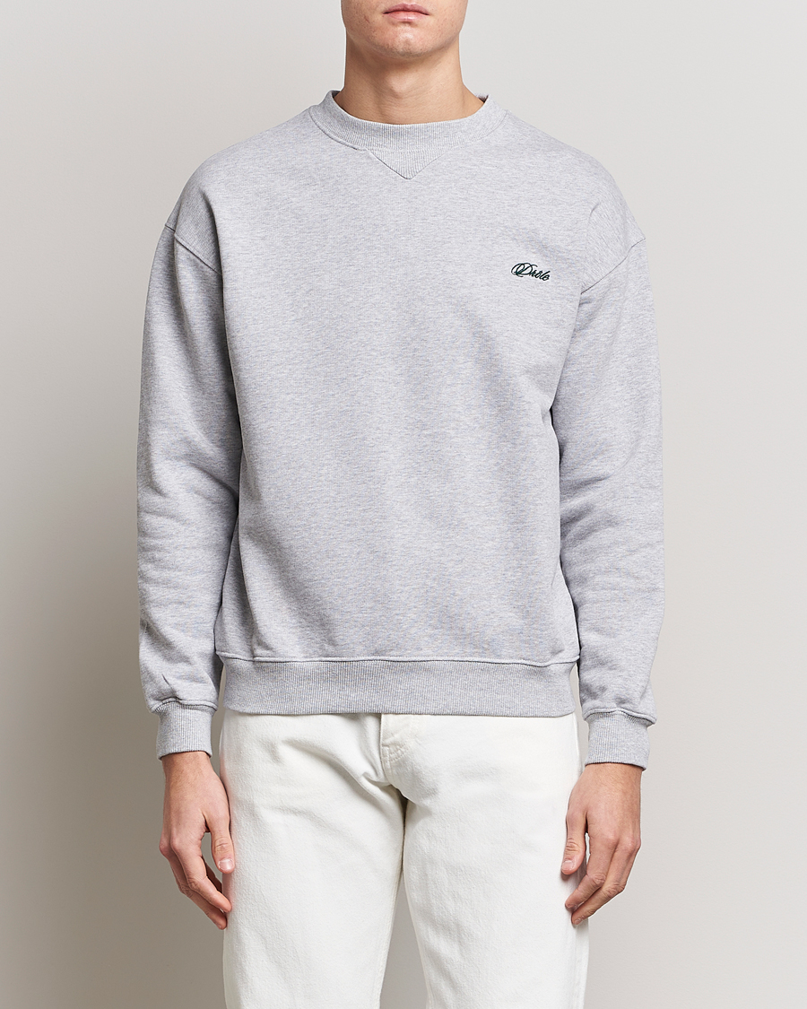 Herre | Sweatshirts | Drôle de Monsieur | Signature Sweatshirt Light Grey