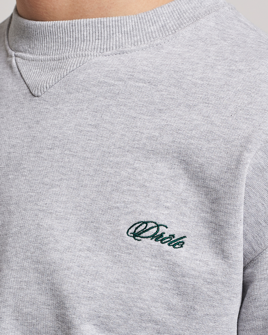 Herre | Gensere | Drôle de Monsieur | Signature Sweatshirt Light Grey