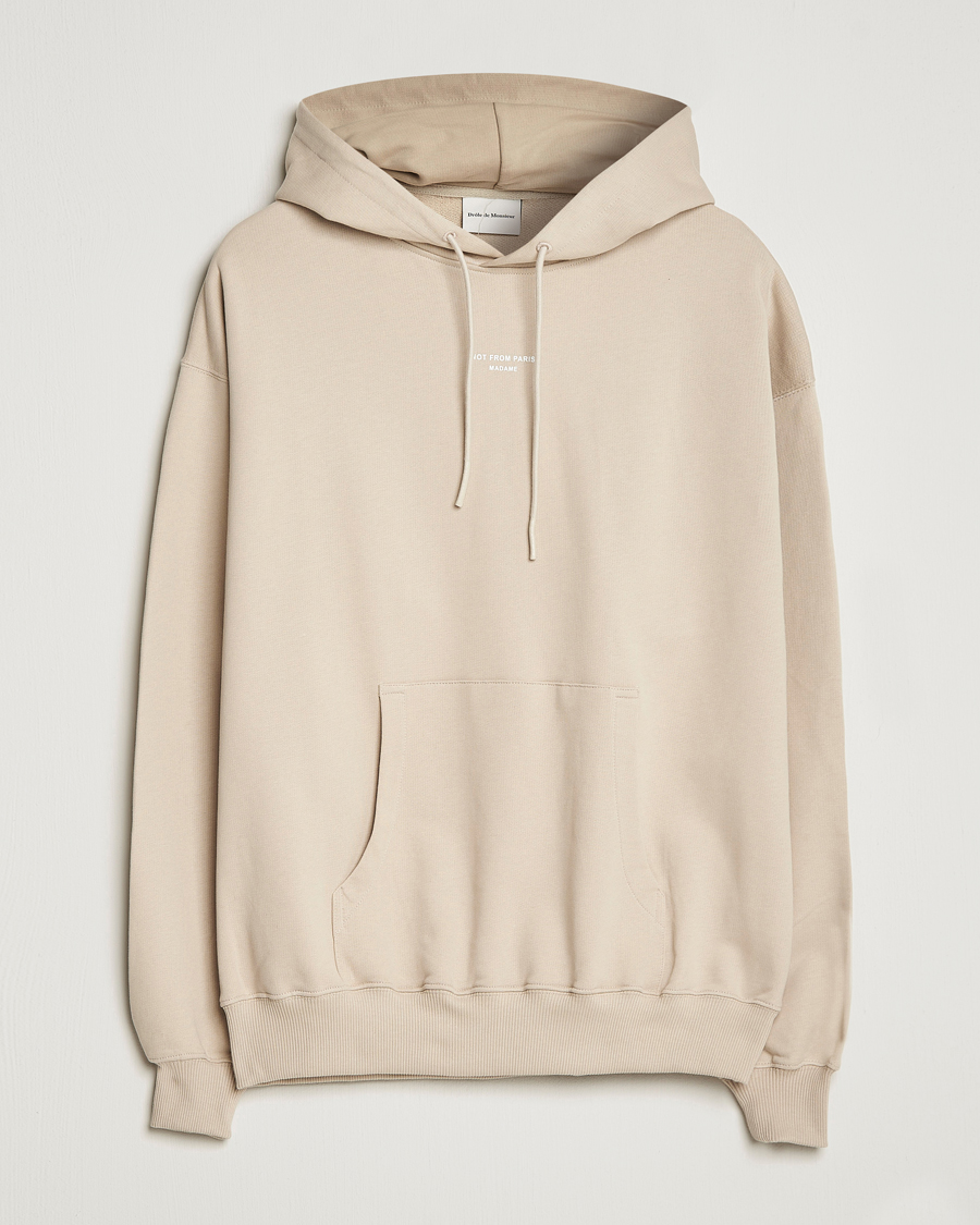 Herre | Gensere | Drôle de Monsieur | Classic NFPM Hoodie Beige