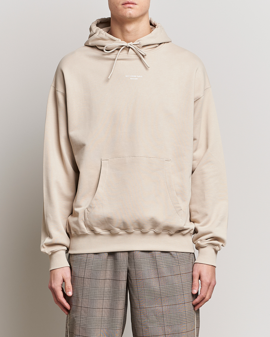 Herre | Gensere | Drôle de Monsieur | Classic NFPM Hoodie Beige