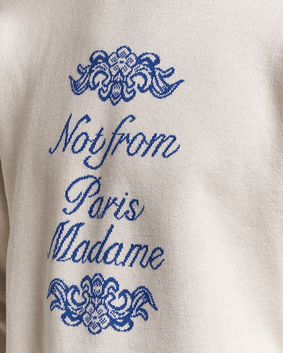 Herre | Gensere | Drôle de Monsieur | Ornaments Jacquard Sweater Beige