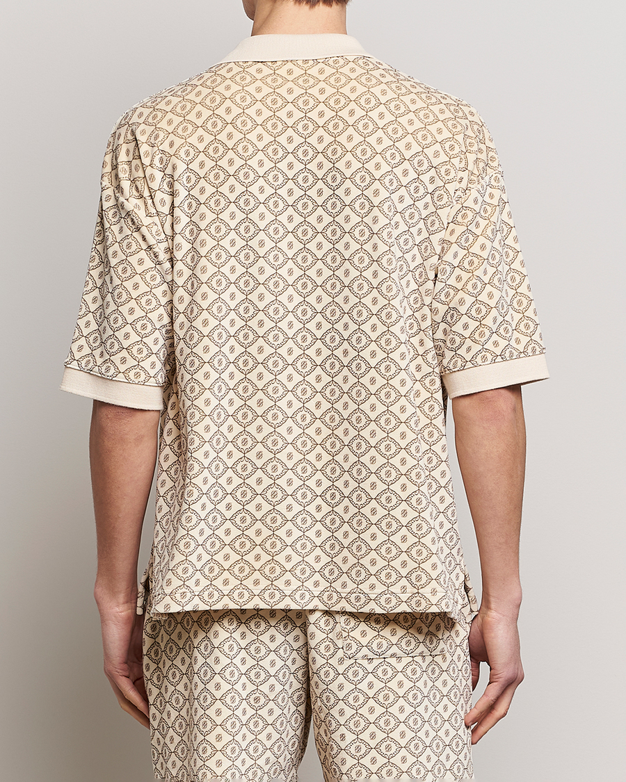 Herre | Pikéer | Drôle de Monsieur | Monogram Terry Polo Off White