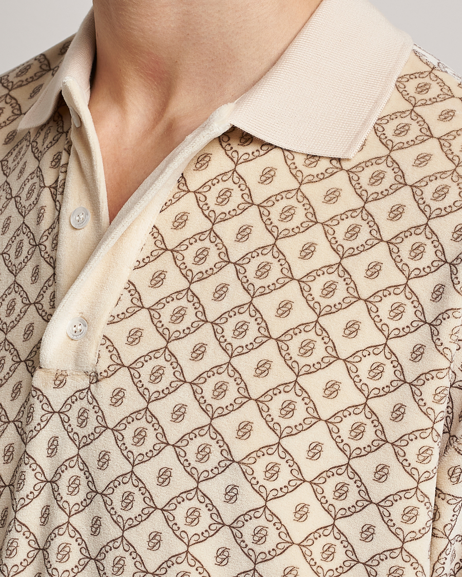 Herre | Pikéer | Drôle de Monsieur | Monogram Terry Polo Off White