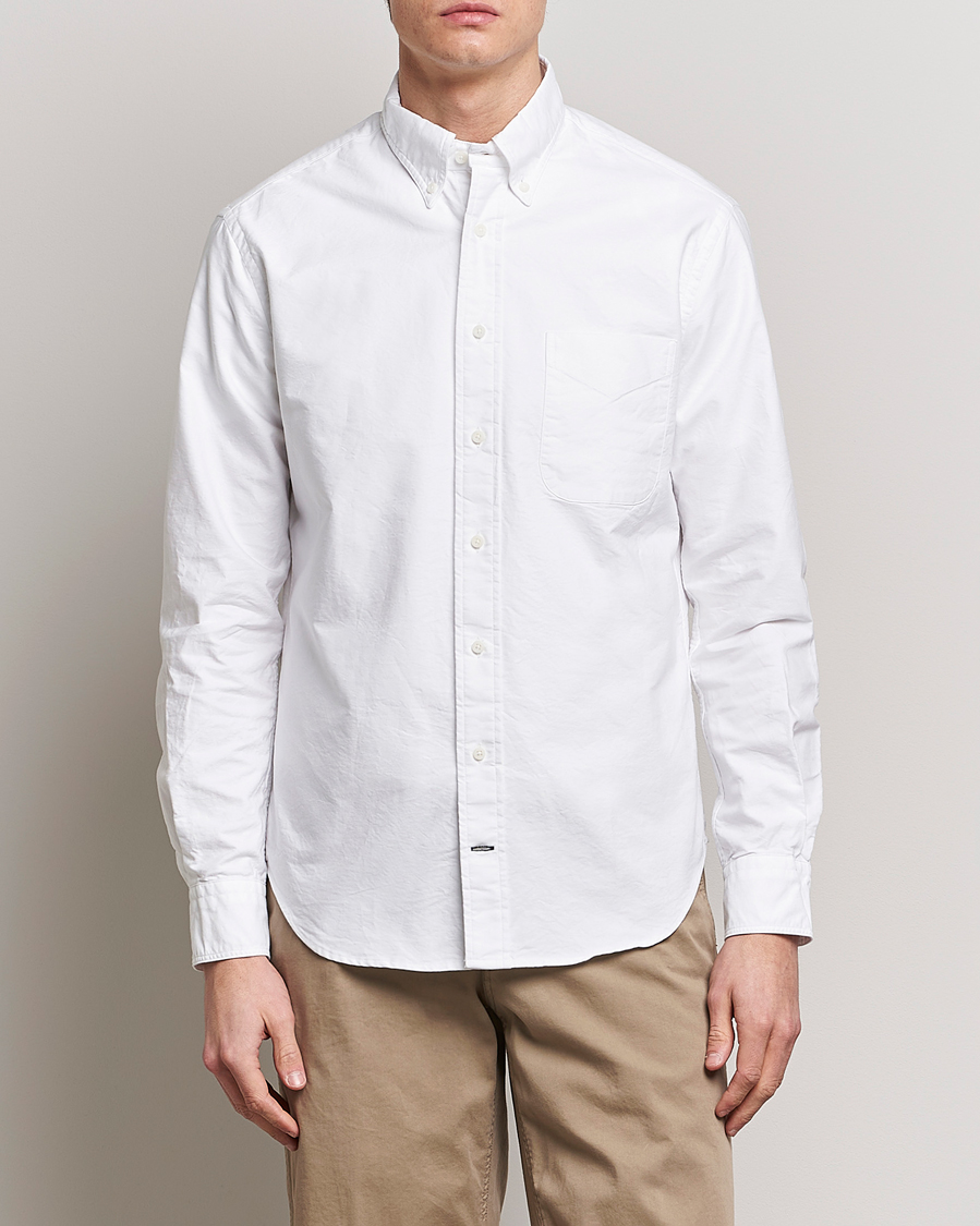 Herre | American Heritage | Gitman Vintage | Button Down Oxford Shirt White