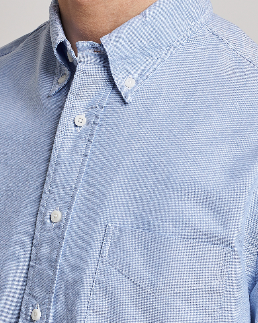 Herre | Skjorter | Gitman Vintage | Button Down Oxford Shirt Light Blue