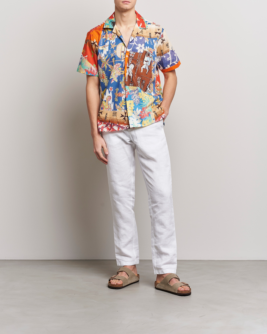 Herre | Skjorter | Gitman Vintage | Aloha Quilt Camp Shirt Multicolor
