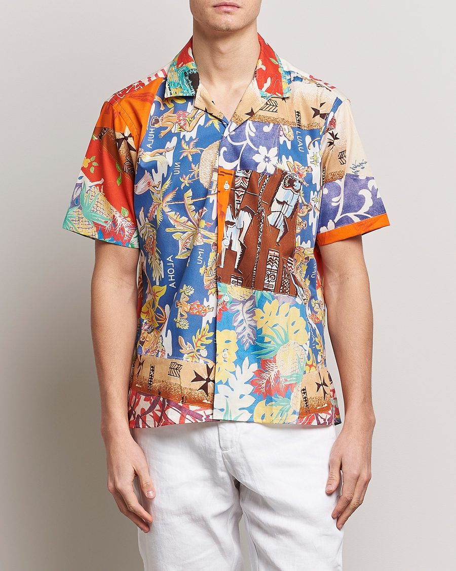 Herre | Skjorter | Gitman Vintage | Aloha Quilt Camp Shirt Multicolor