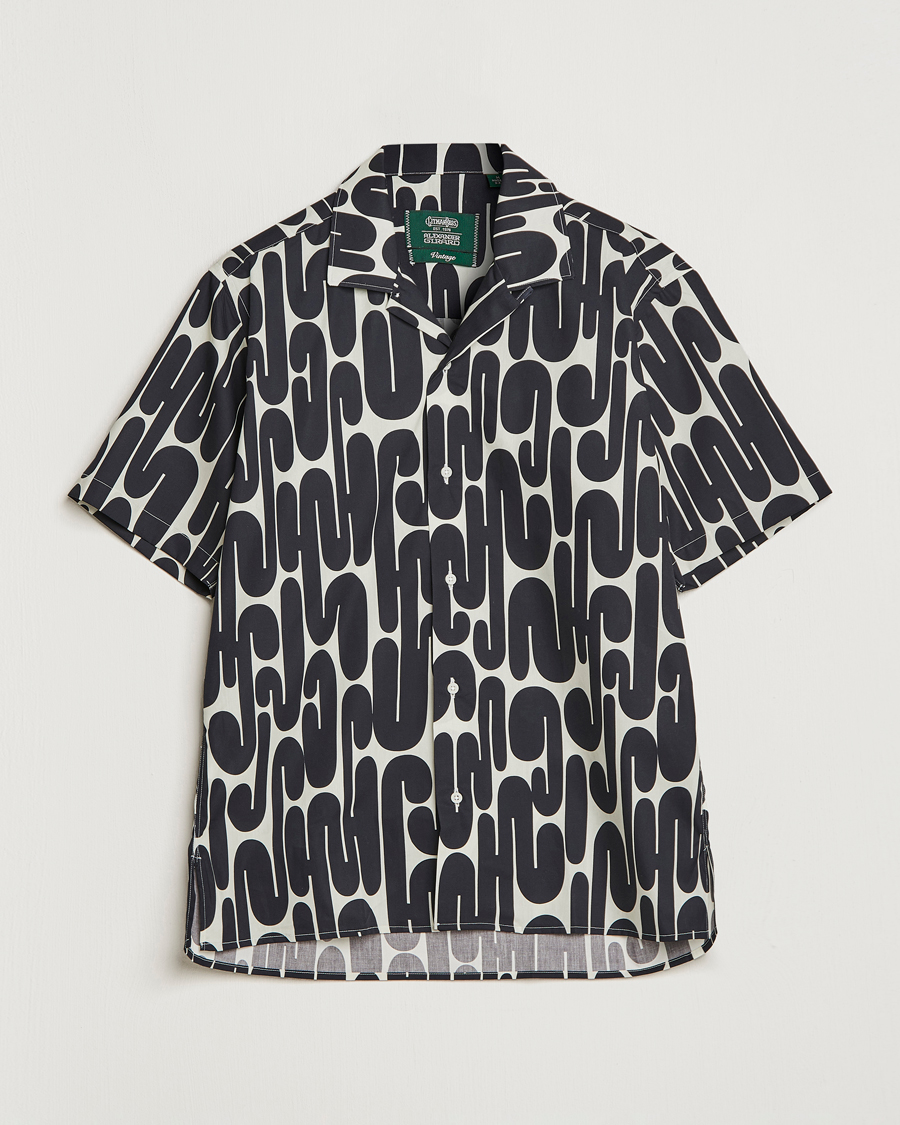 Herre | Skjorter | Gitman Vintage | Alexander Girard Camp Shirt Black/White