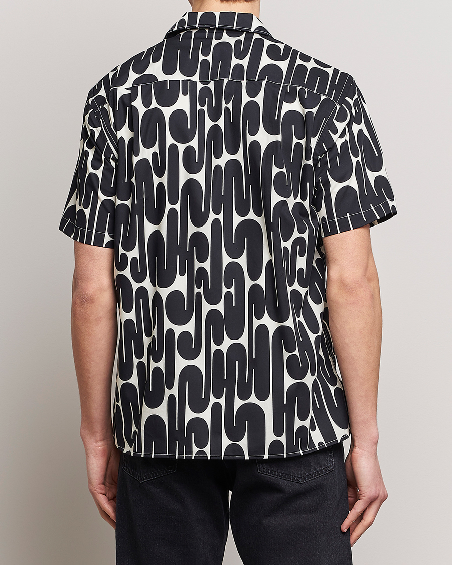 Herre | Skjorter | Gitman Vintage | Alexander Girard Camp Shirt Black/White