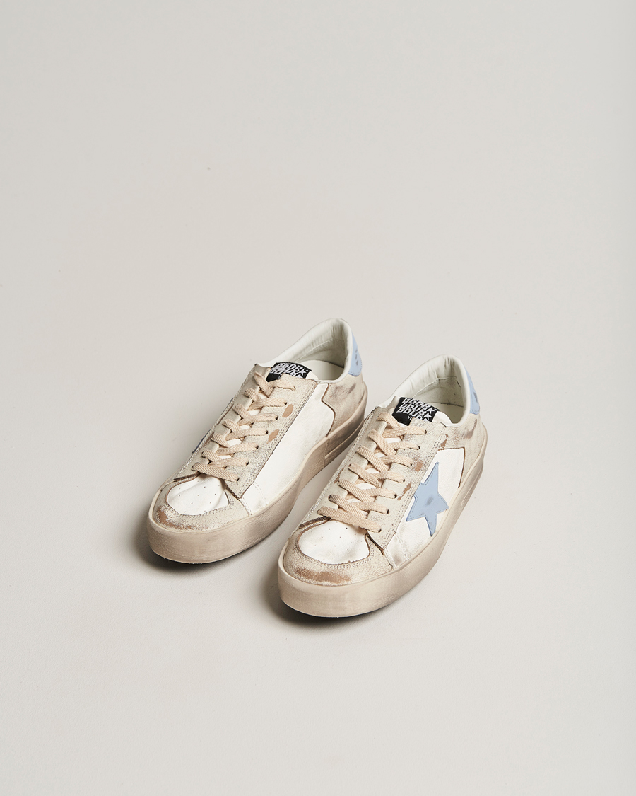 Herre | Hvite sneakers | Golden Goose Deluxe Brand | Star Dan Sneakers White/Blue 