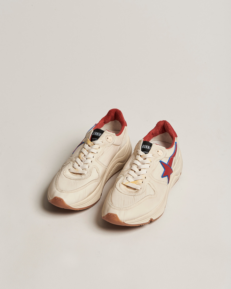 Herre | Sneakers | Golden Goose Deluxe Brand | Running Sole Sneakers White/Red