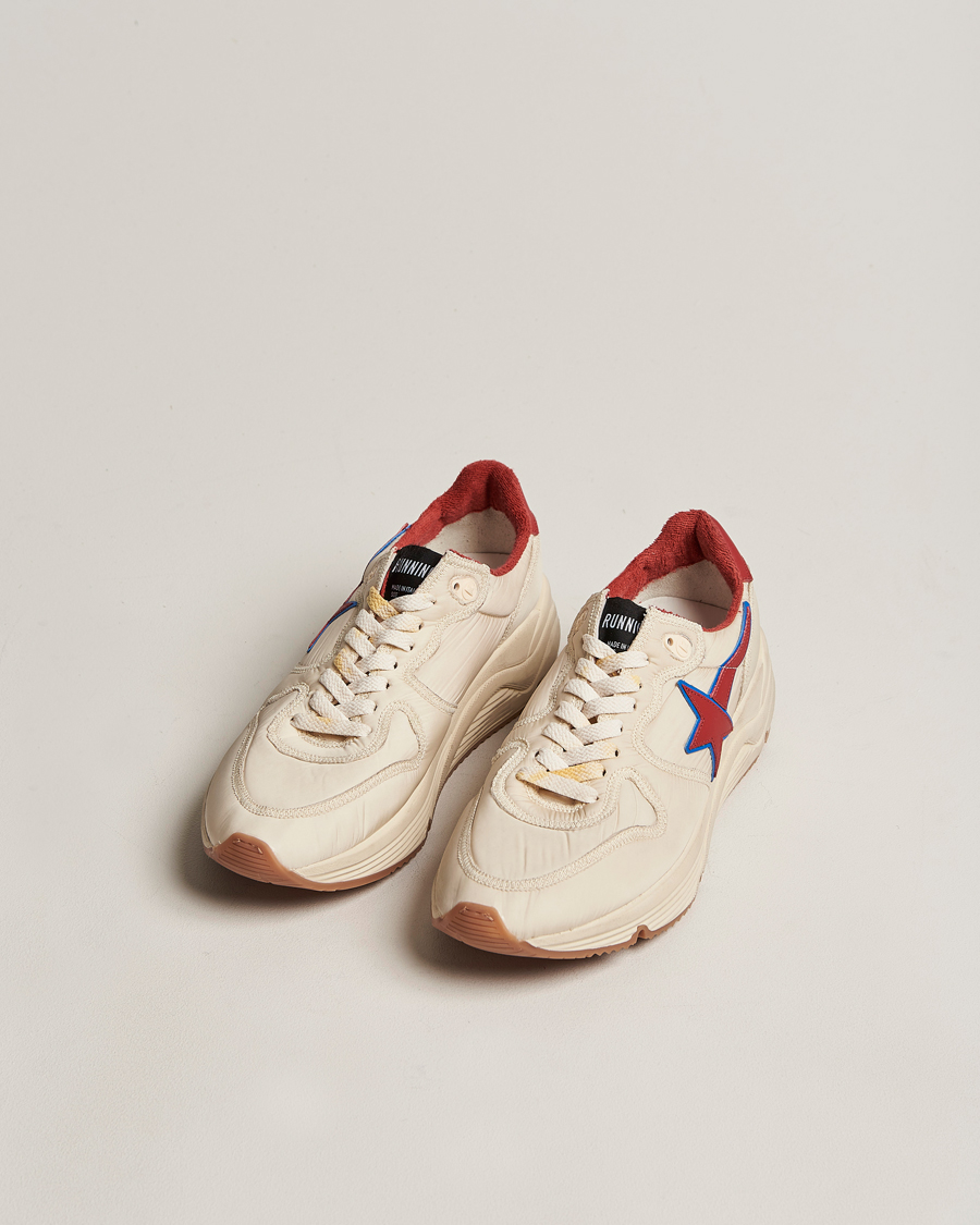 Herre | Golden Goose Deluxe Brand Running Sole Sneakers White/Red | Golden Goose | Deluxe Brand Running Sole Sneakers White/Red