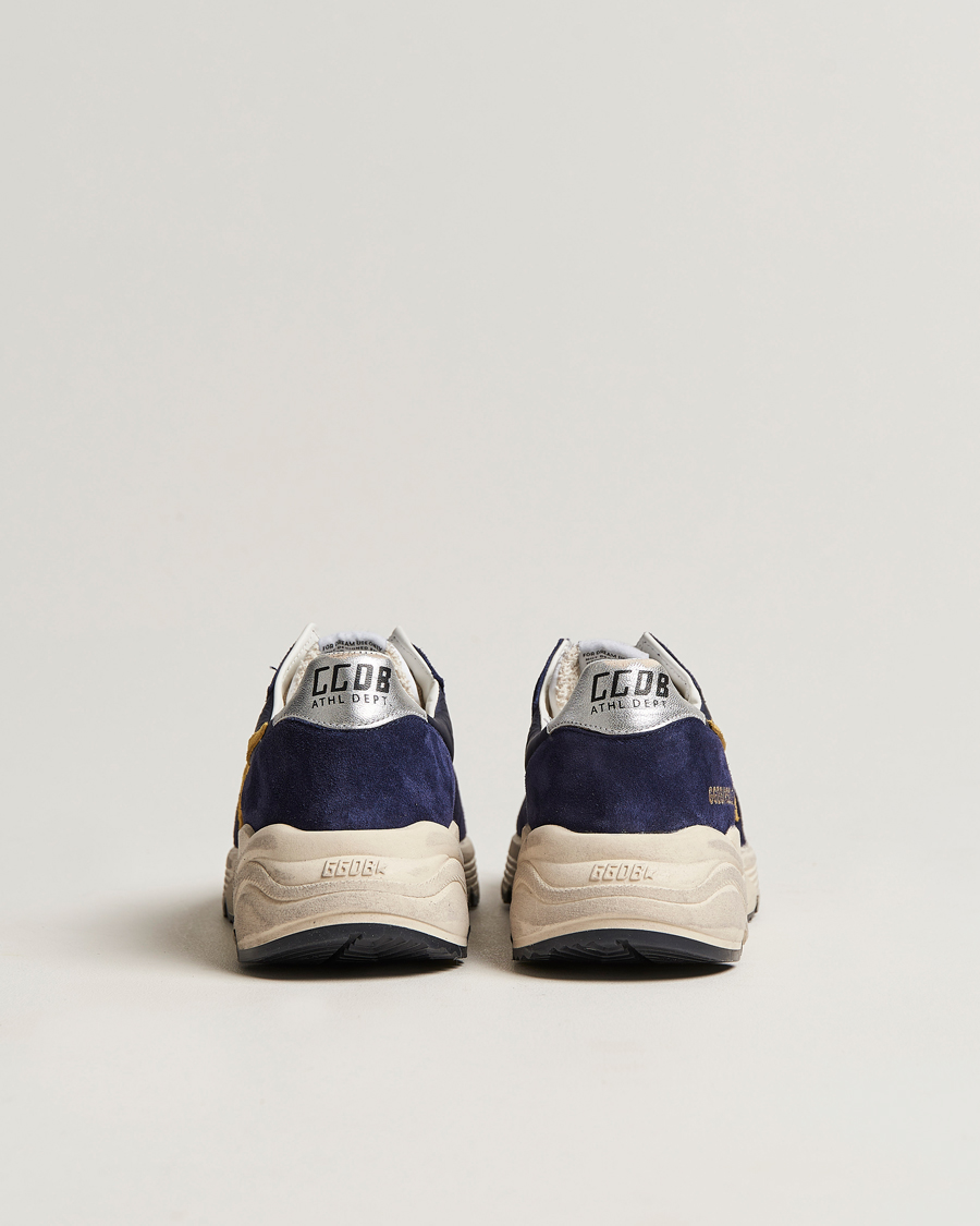 Herre | Golden Goose Deluxe Brand Running Sole Sneakers Navy/Mustard | Golden Goose | Deluxe Brand Running Sole Sneakers Navy/Mustard