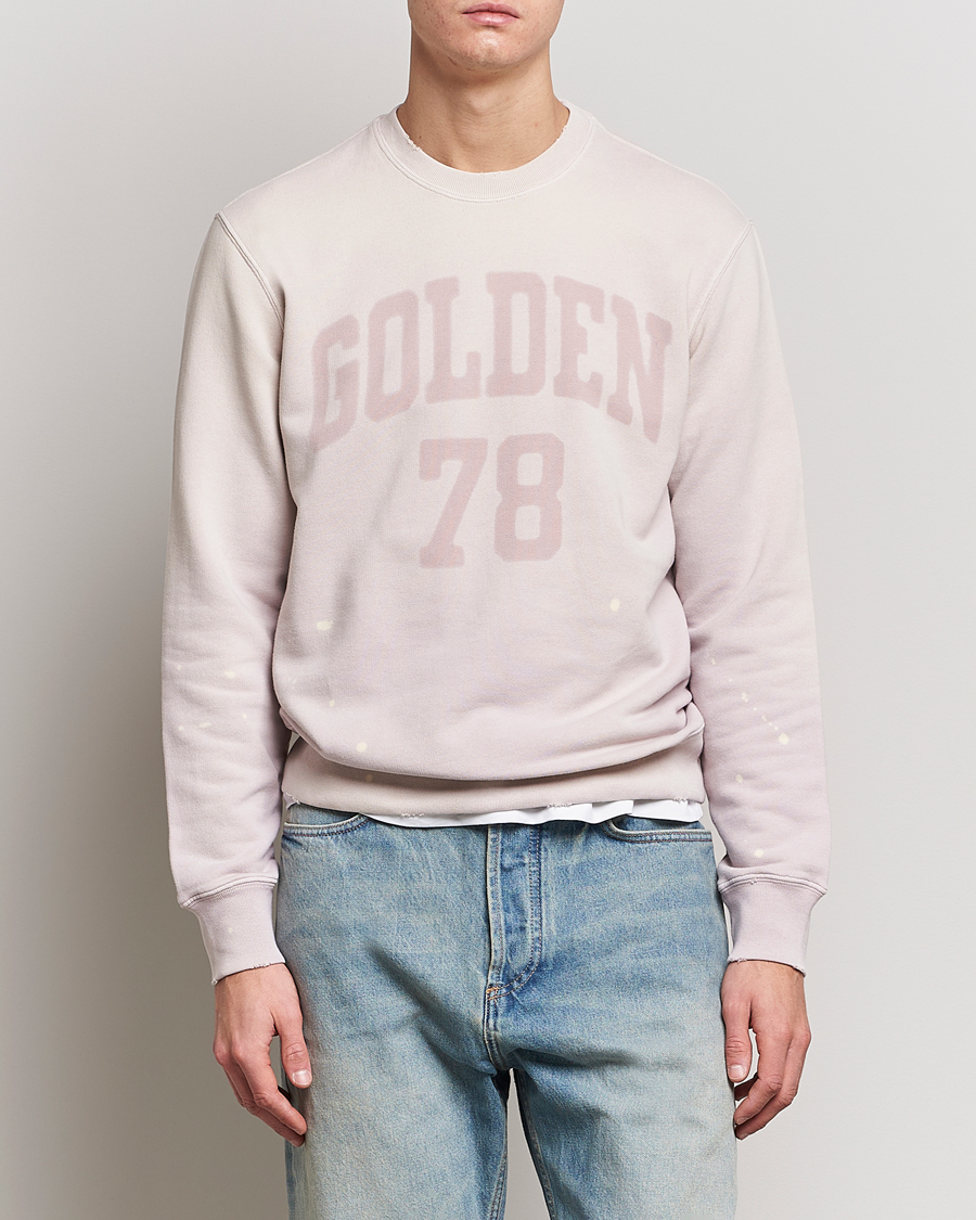 Herre |  | Golden Goose Deluxe Brand | 78 Cotton Fleece Sweatshirt Shadow Grey