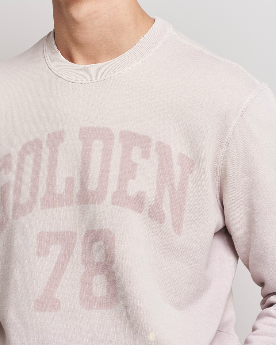 Herre | Gensere | Golden Goose Deluxe Brand | 78 Cotton Fleece Sweatshirt Shadow Grey