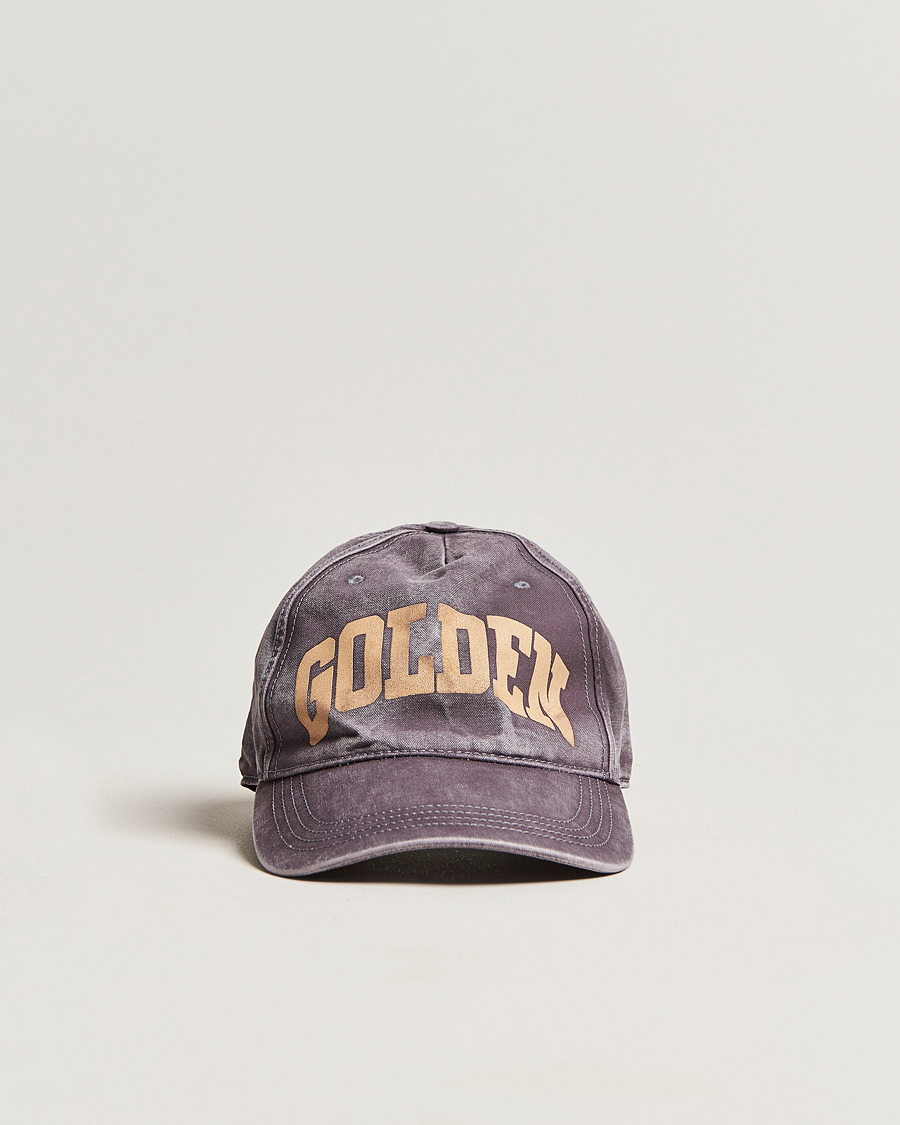 Herre | Hatter og capser | Golden Goose Deluxe Brand | Distressed Cotton Baseball Cap Marzipan