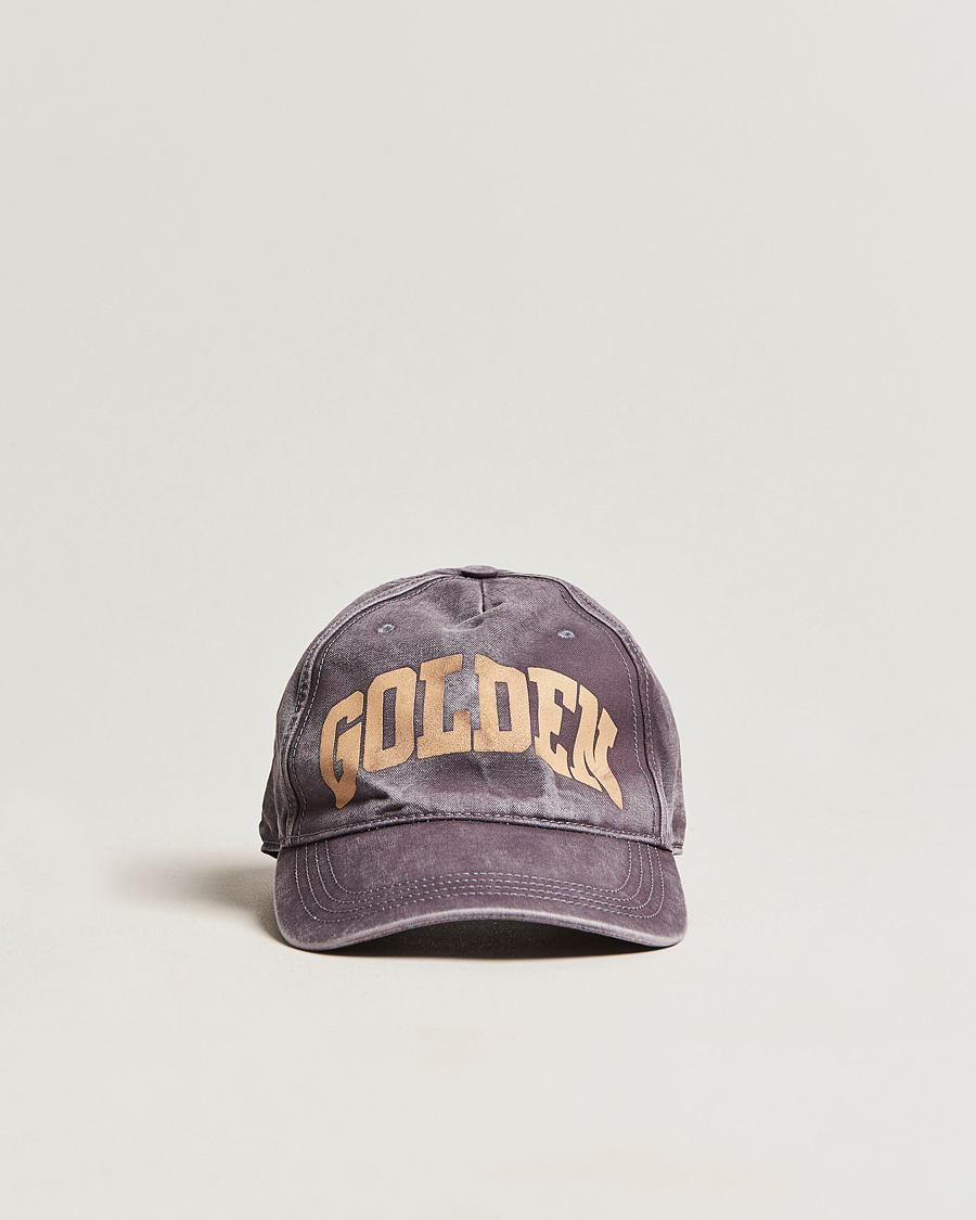 Herre | Golden Goose Deluxe Brand Distressed Cotton Baseball Cap Marzipan | Golden Goose | Deluxe Brand Distressed Cotton Baseball Cap Marzipan