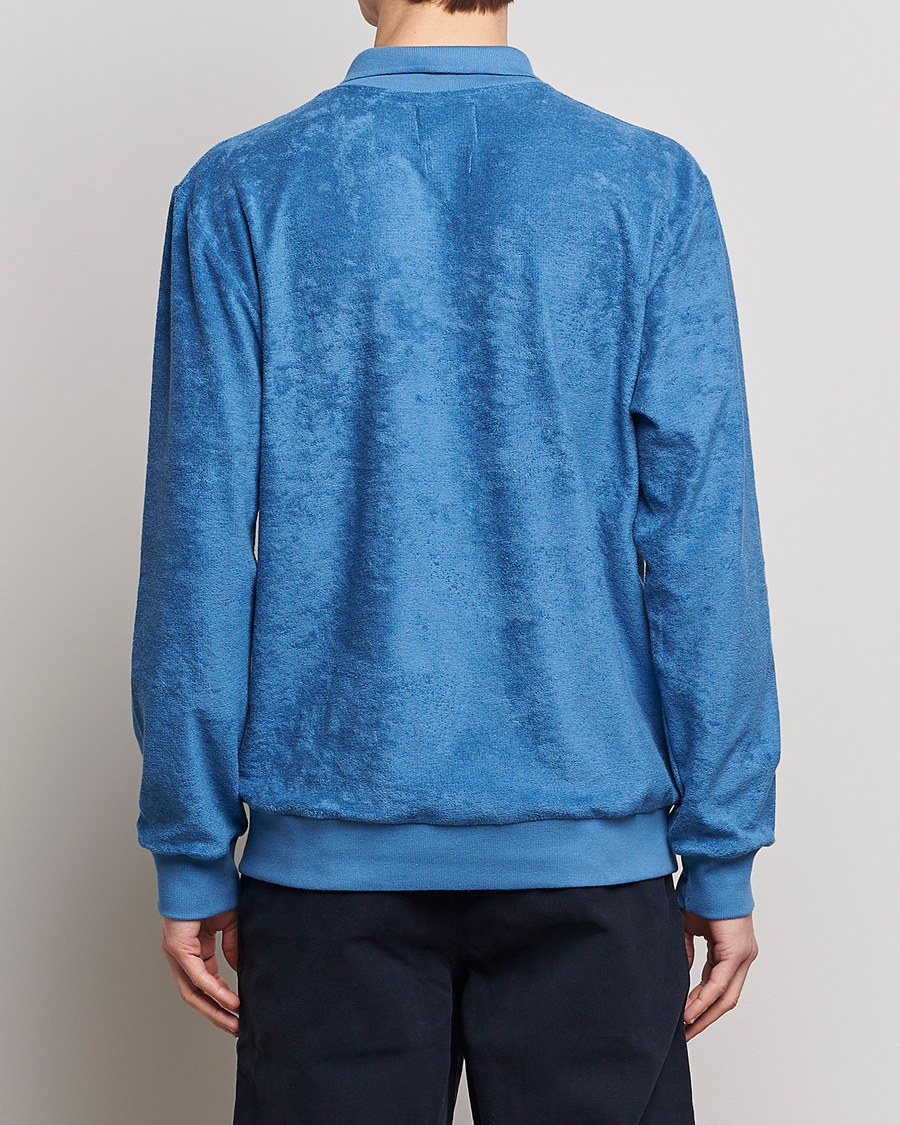 Herre | Gensere | Howlin' | Long Sleeve Terry Polo Summer Blue