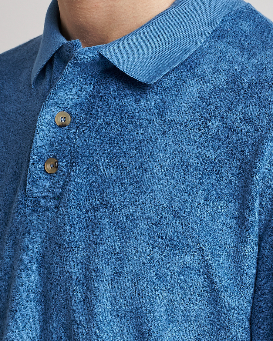 Herre | Gensere | Howlin' | Long Sleeve Terry Polo Summer Blue