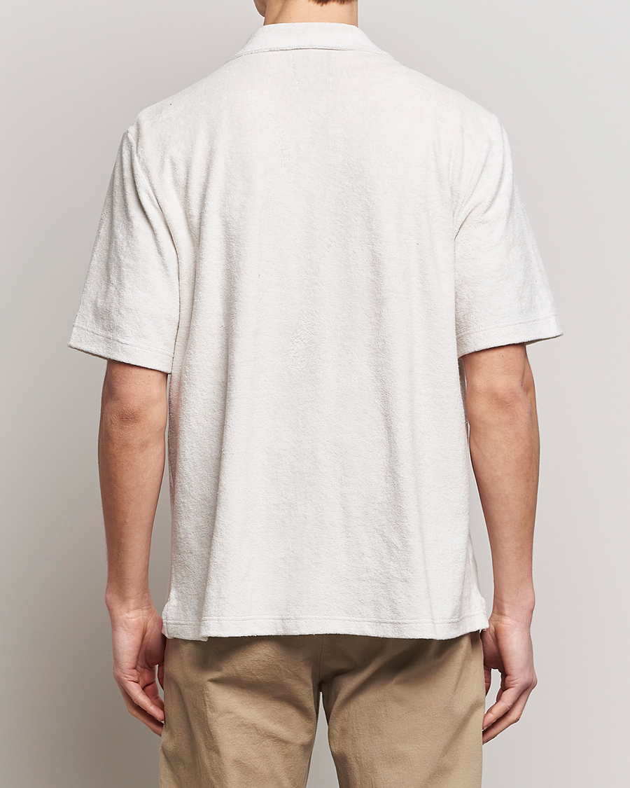 Herre | Skjorter | Howlin' | Short Sleeve Terry Shirt White Sand