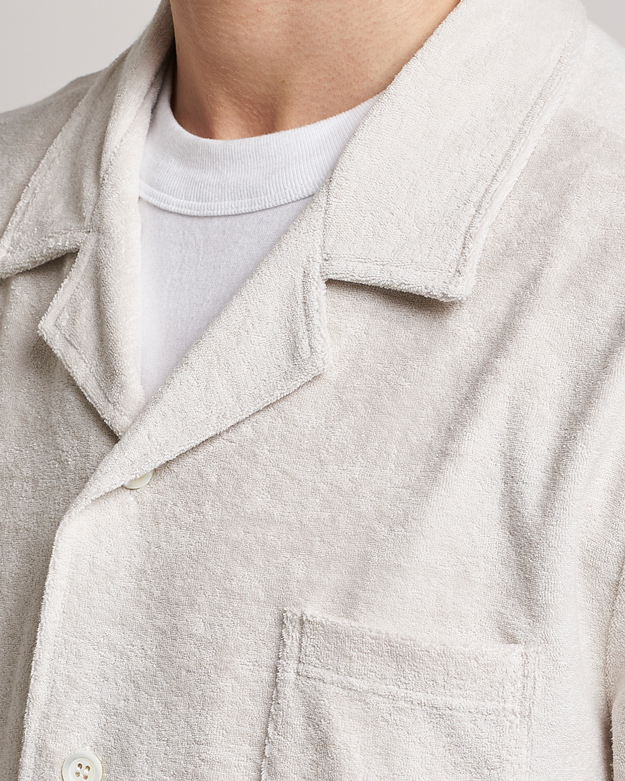 Herre | Skjorter | Howlin' | Short Sleeve Terry Shirt White Sand