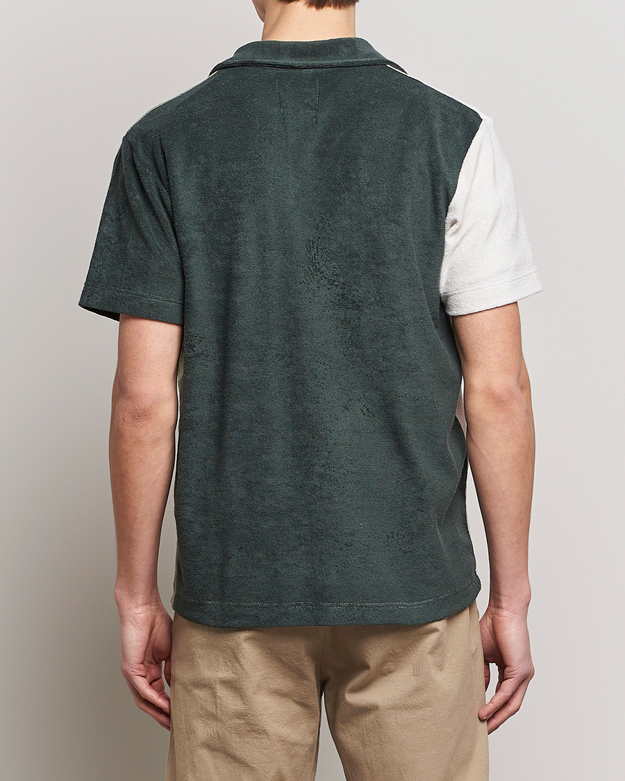 Herre | Skjorter | Howlin' | Short Sleeve Color Block Terry Shirt Agave