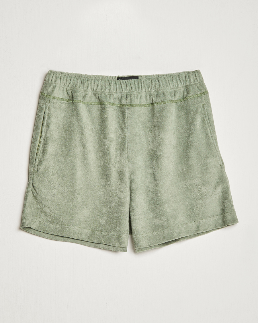 Herre | Shorts | Howlin' | Cotton Blend Terry Shorts Agave