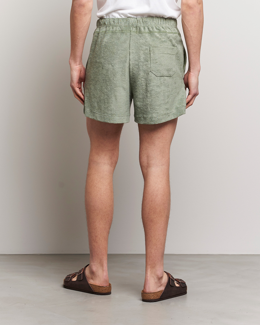 Herre | Shorts | Howlin' | Cotton Blend Terry Shorts Agave