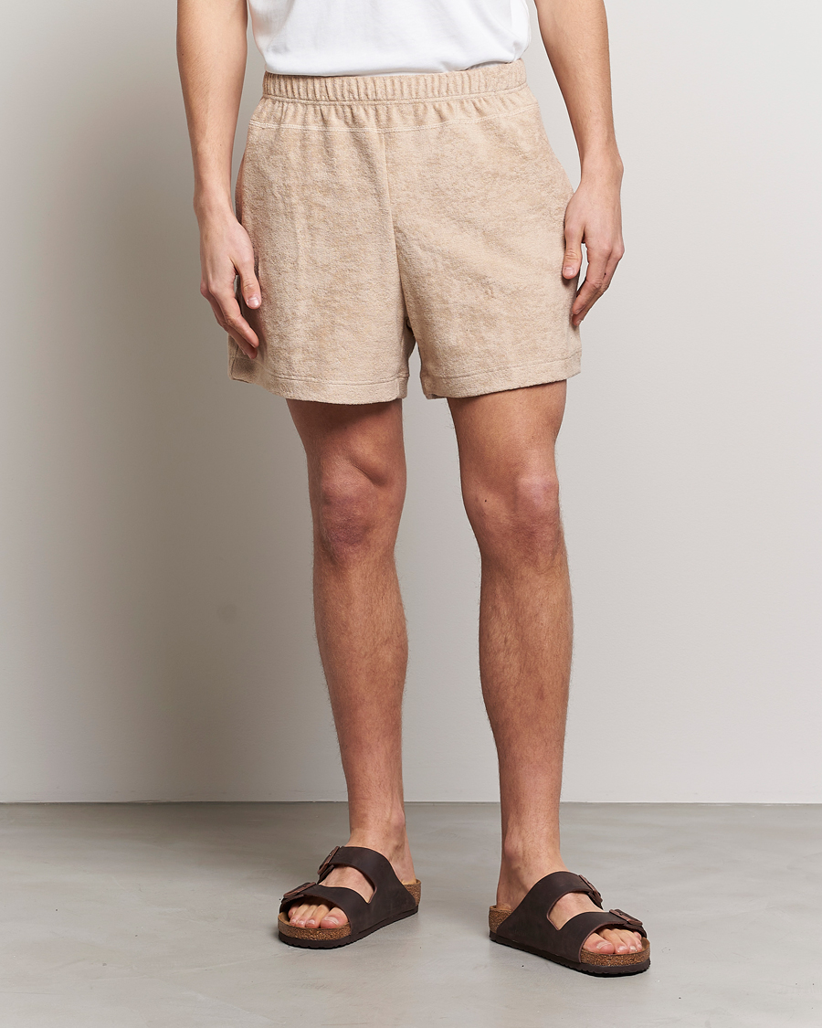 Herre | Shorts | Howlin' | Cotton Blend Terry Shorts Cashew
