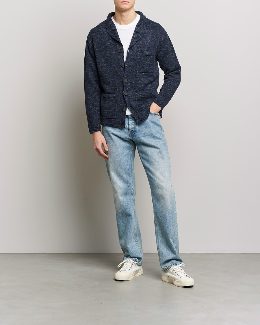 Herre | Gensere | Inis Meáin | Washed Linen Pub Jacket Seal