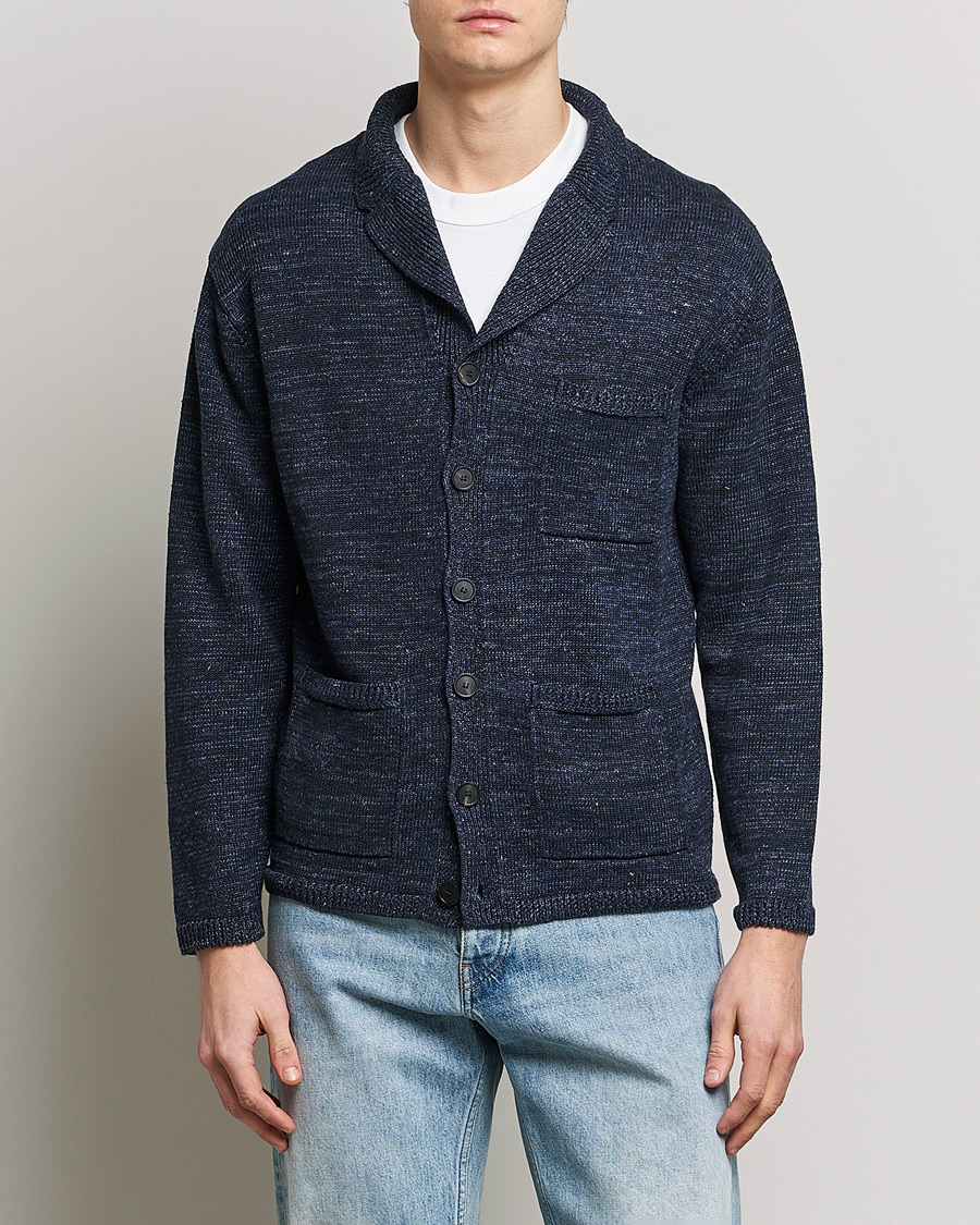 Herre | Gensere | Inis Meáin | Washed Linen Pub Jacket Seal