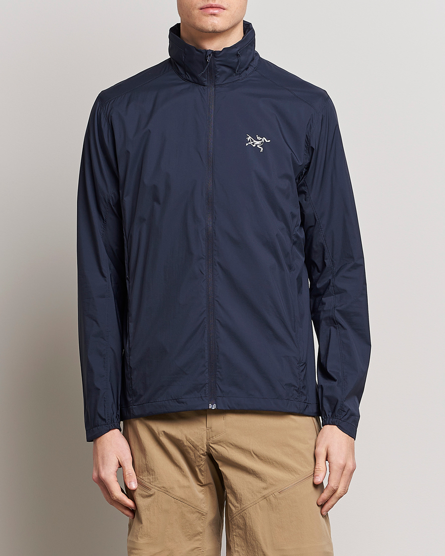 Herre | Jakker | Arc'teryx | Nodin Lightweight Wind Jacket Black Sapphire